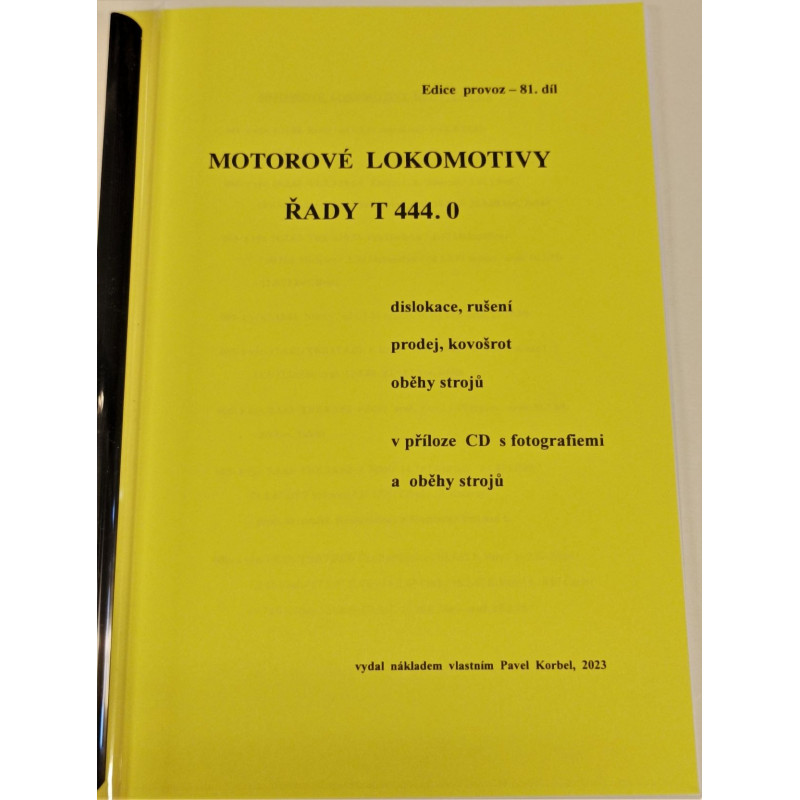 T444.0 series diesel locomotives (P. Boris Korbel) – locomotive rotations and deployments, decommissioning, sale, disposal, exam