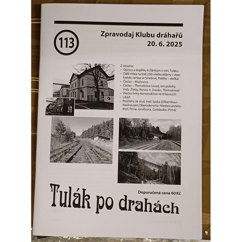 Tulák po drahách č.113 (20.6.2025)