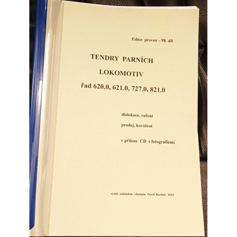 Tendry parních lokomotiv řady 620.0, 621.0, 727.0, 821.0 - dislokace, rušení, prodej, kovošrot (P.Boris Korbel)