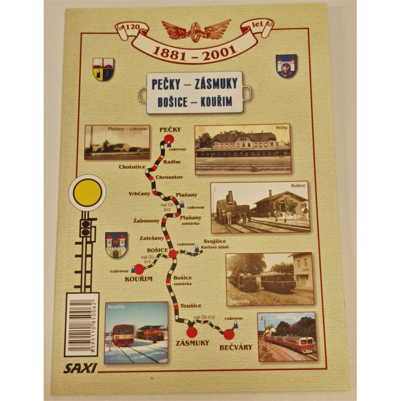 120 let trati Pečky - Zásmuky - Bošice - Kouřim