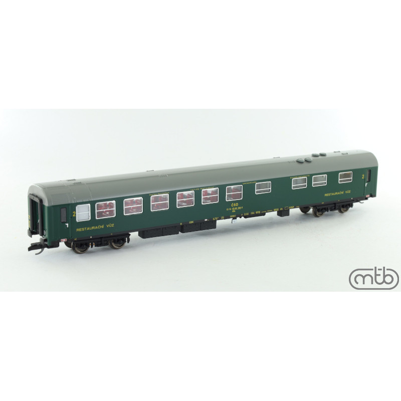 MTB 4-axle dining car BRa 002 ČSD TT
