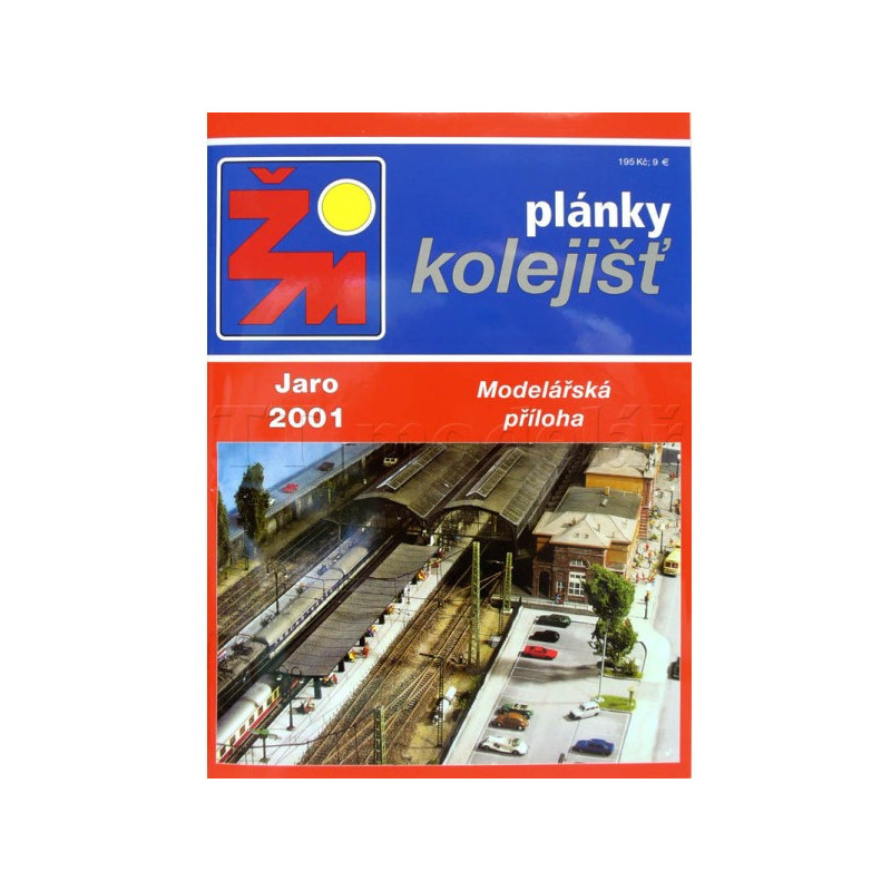Železniční magazín - modelářská příloha 2001 Plánky kolejišť
