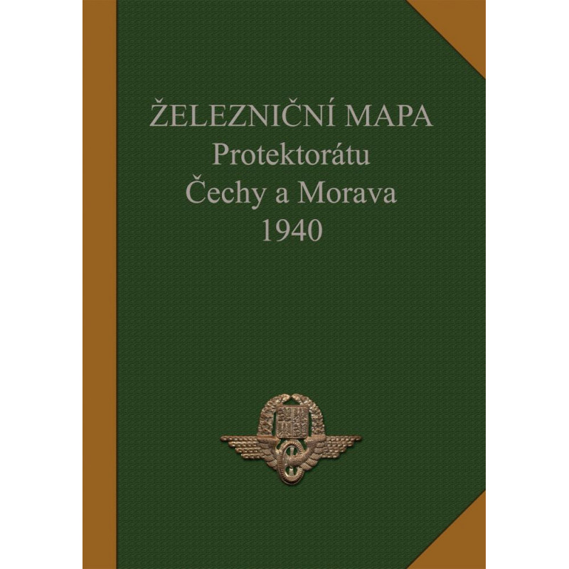 Železniční mapa Československa 1940 (reprint) měřítko 1:400 000