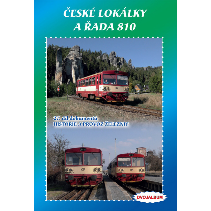 České lokálky a řada 810 (dvojalbum) 74+54 min DVD