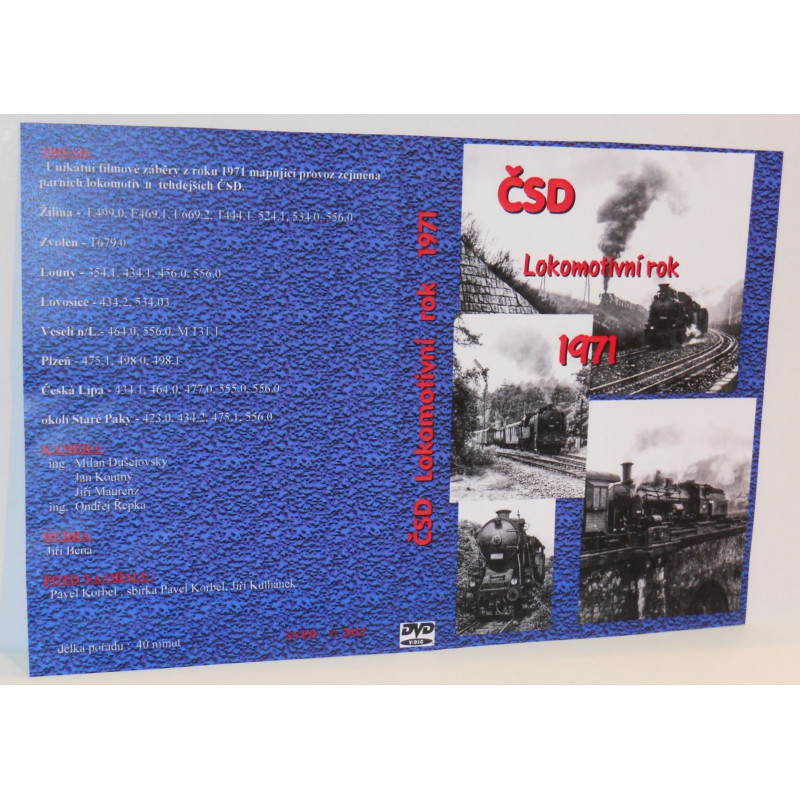 ČSD - Locomotive Year 1971 40 min. DVD