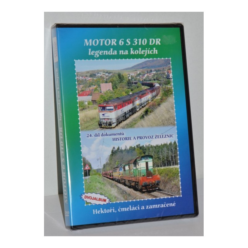 Motor 6 S 310 DR - legenda na kolejích (2 x DVD) 70+65 min., DVD