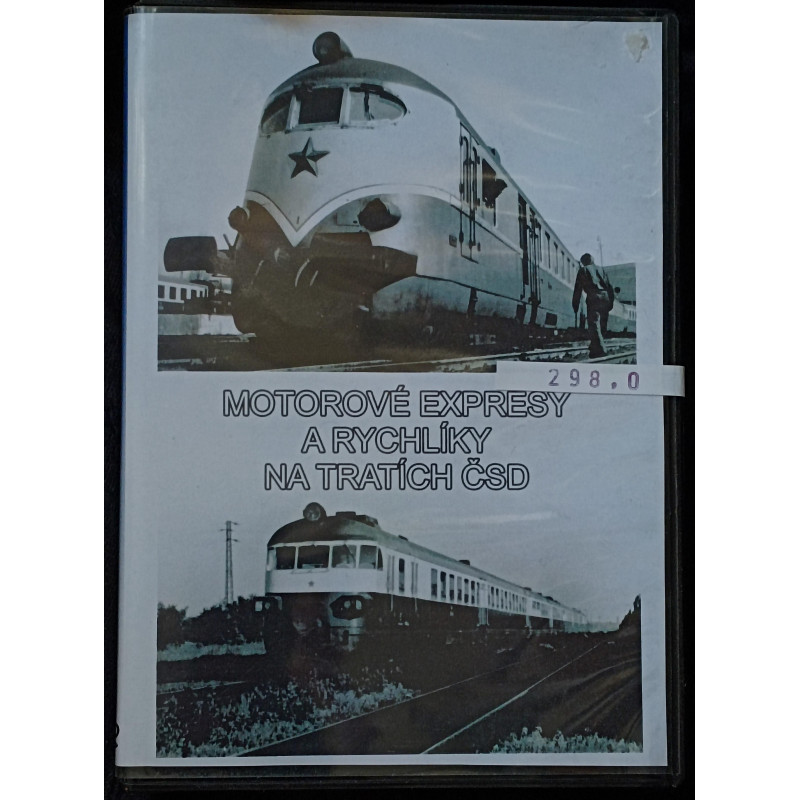 Motor express trains and fast trains on ČSD lines 40 min., DVD