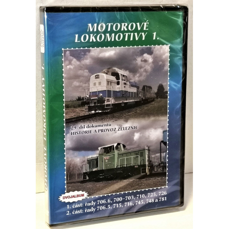 Motorové lokomotivy 1 (2x DVD)