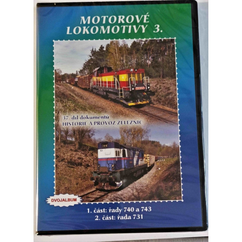 Diesel Locomotives 3 (2x DVD) Part 1: Series 740, 743, Part 2: Series 731 74 + 58 min., DVD