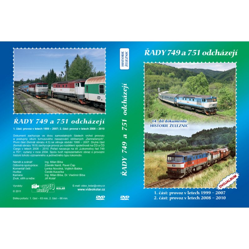 Series 749 and 751 are leaving (double album) total 129 min., DVD