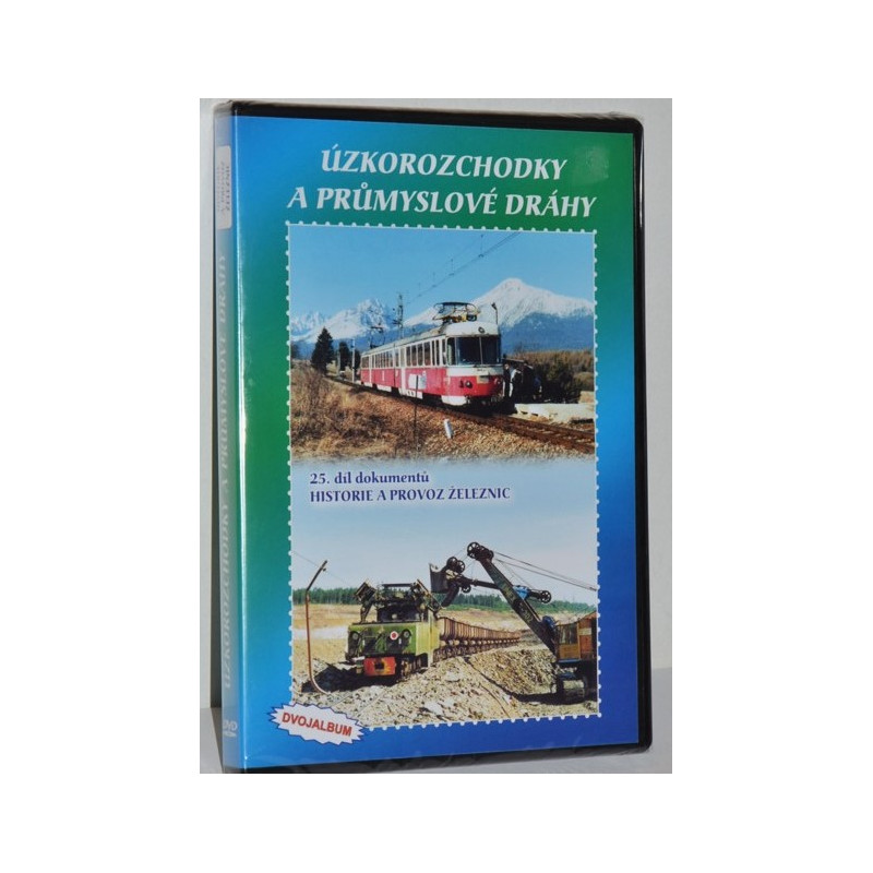 Narrow-gauge and industrial railways 69+62 min., DVD