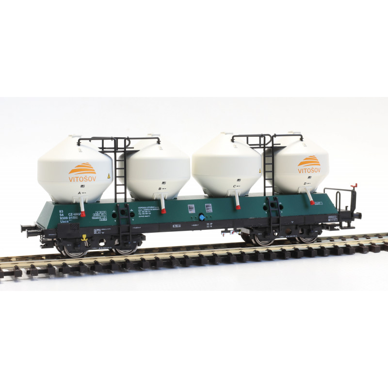 IGRA MODEL 4-axle bulk goods wagon Uacs - Vitošov 2  TT