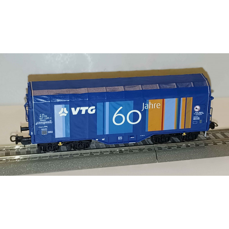 PIKO 4-axle covered wagon Shimmns "60 Jahre VTG" H0