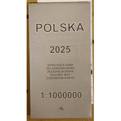 Railway map of Poland 2025...