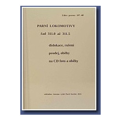 Parní lokomotivy řady 311.0 až 311.5 - dislokace