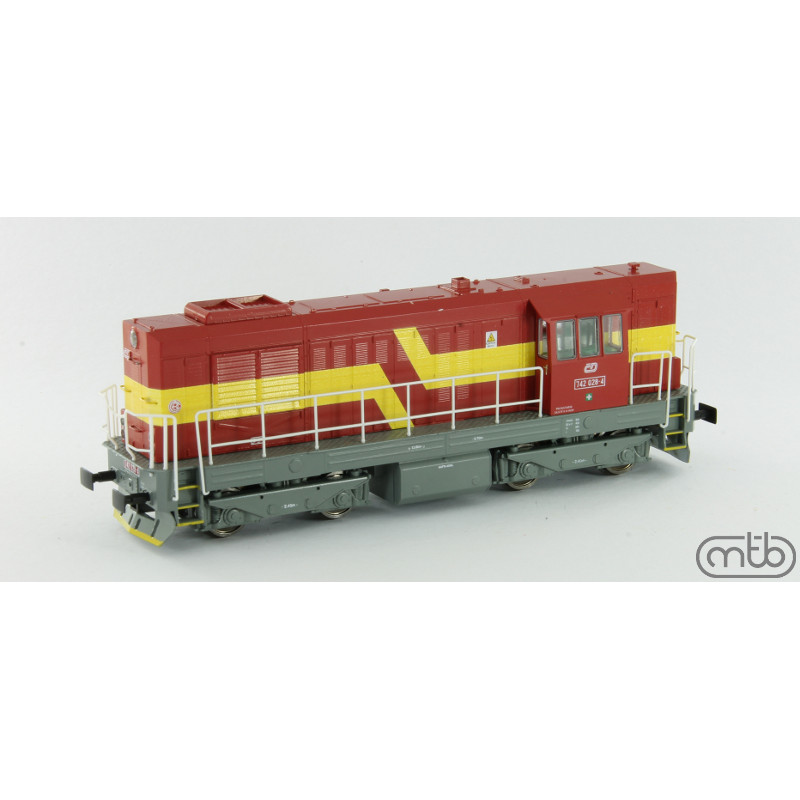 H0 - ČD 742 028 "Kocour" - analog, MTB