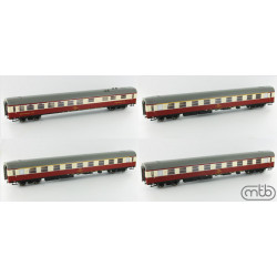 H0 - 4x Vindobona car -...