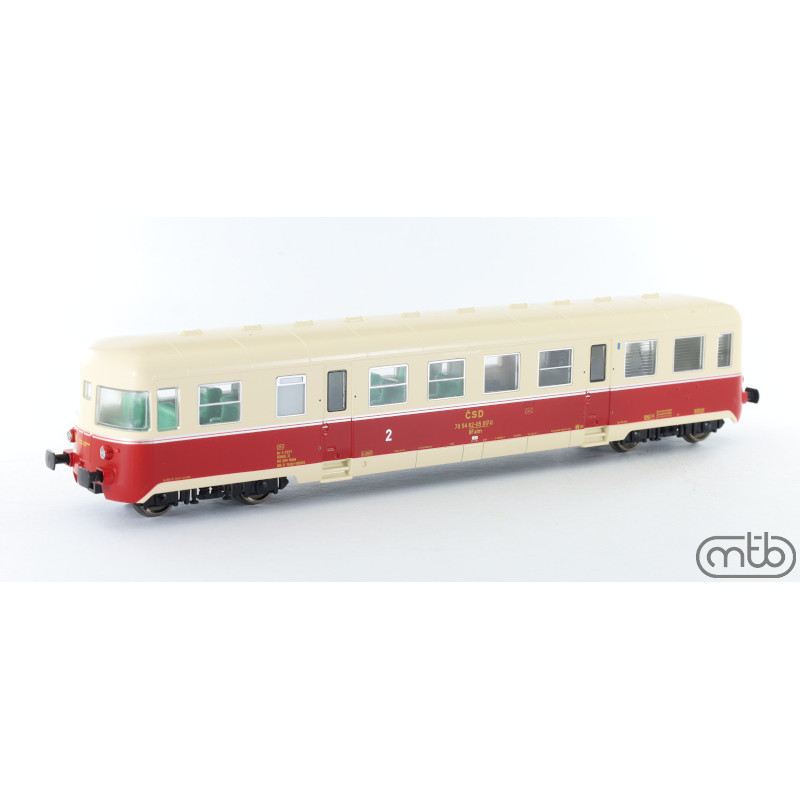 MTB - ČSD BFalm, cream roof with undercarriage, DCC H0 lighting