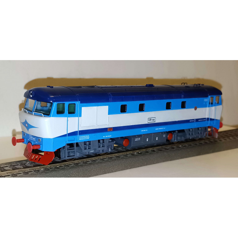 H0 - ČSD T478.1002 V. epocha "Zamračená/Bardotka" prototypové verze - analog, MTB