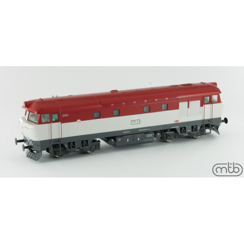 H0 - ČSD T478.1001 "Zamračená/Bardotka" prototype version - analog, MTB