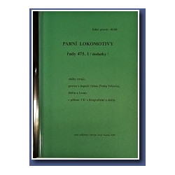 Dodatky - stroje řady 475.1 - oběhy strojů