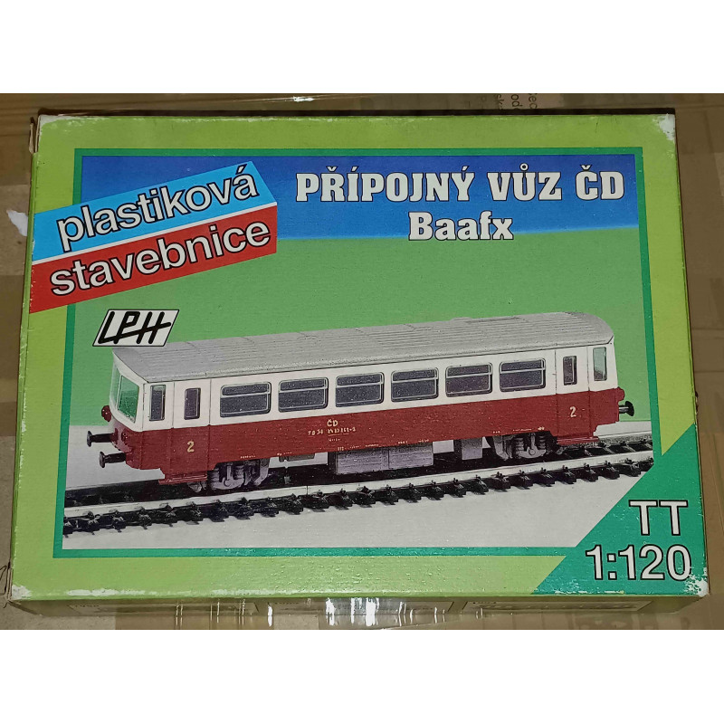 LPH Přípojný vůz ČSD/ČD řady Baafx stavebnice TT