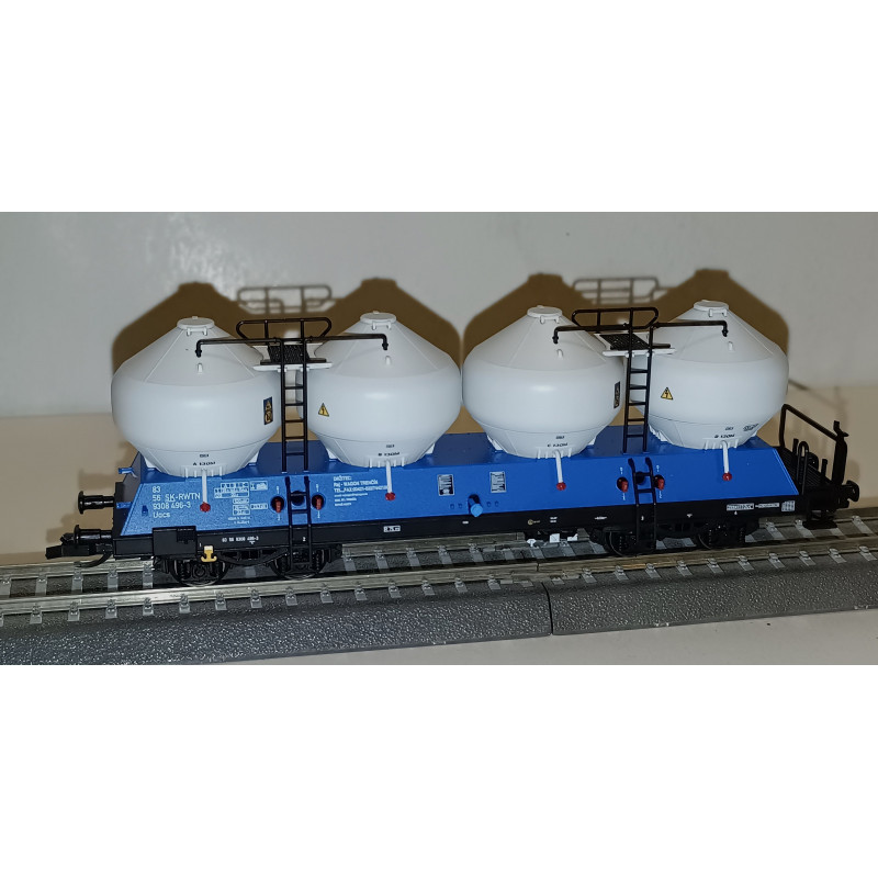 TILLIG set 2 ks 4nápr. nádobových vozů Uacs 451.1 Raj-Wagon Trenčín spol s.r.o., 6.ep.  TT