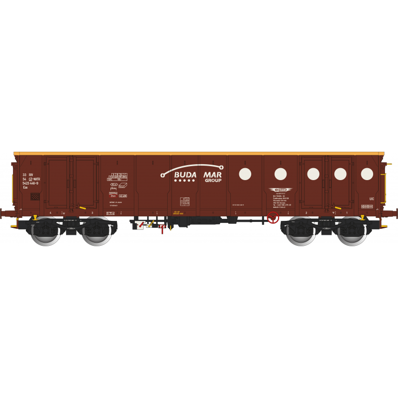 ALBERT MODELL  4-axle open high-sided wagon Eas CZ-NHTR   H0