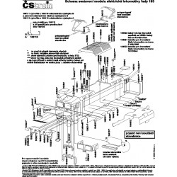 ČStrain 92010 polostavebnice elektrické loko. ř.163 ČSD (ČD, ŽSR, ŽS, RJ) H0