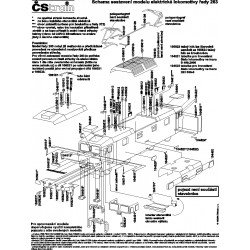 ČStrain 92020 semi-kit electric locomotive series 263 ČSD (ČD, ŽSR, ŽS) H0