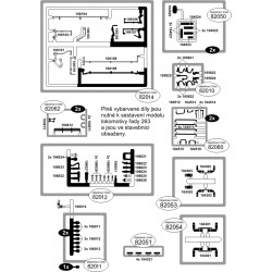 ČStrain 92020 semi-kit electric locomotive series 263 ČSD (ČD, ŽSR, ŽS) H0
