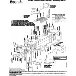 ČStrain 92030 semi-kit electric locomotive series 363 ČSD (ČD, ŽSR, ŽS) H0