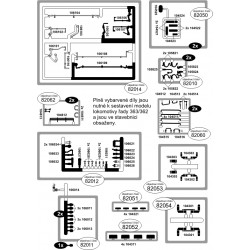 ČStrain 92030 semi-kit electric locomotive series 363 ČSD (ČD, ŽSR, ŽS) H0