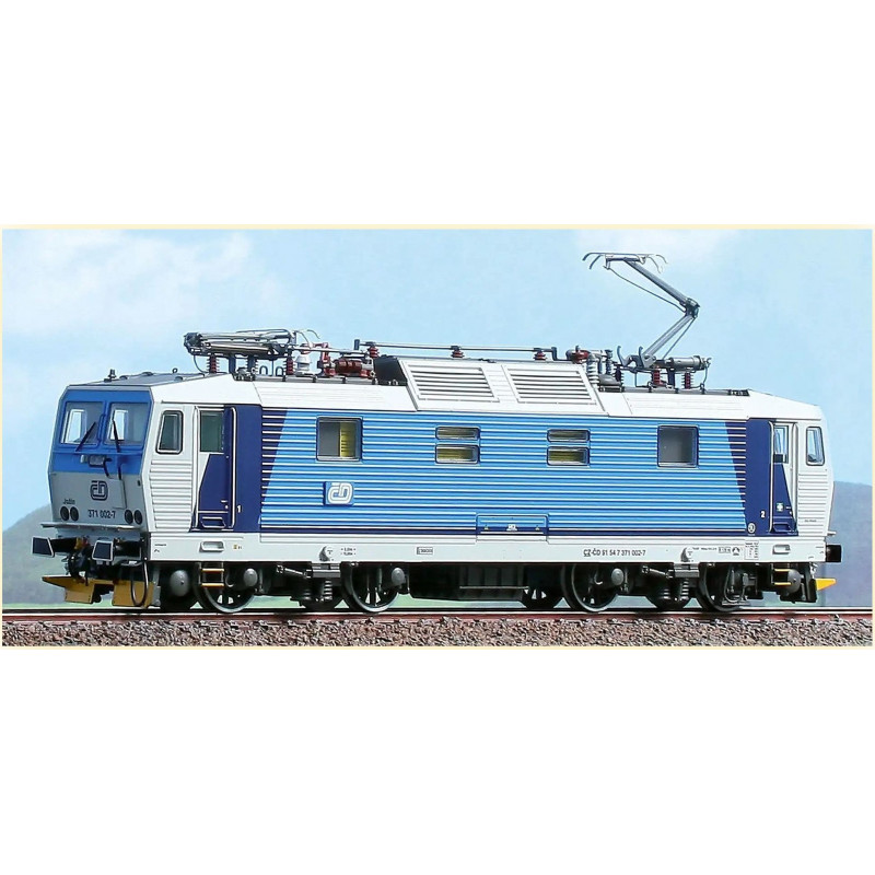 A.C.M.E. 60555 electric dual-system locomotive 371.002 "Jožin", paint scheme "Najmrd" ČD, 6th series, analog  H0