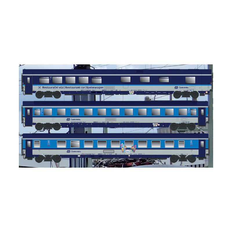 A.C.M.E. 55318 set č.3 EC 378/379 “Berliner” (Praha hl.n. - Hamburg Altona), 6.ep. H0