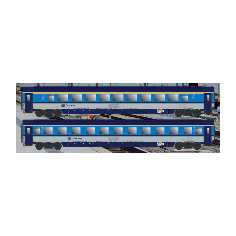 A.C.M.E. 55319 set no. 2 EC 378/379 “Berliner” (Prague Main Station – Hamburg Altona), 6th edition, H0