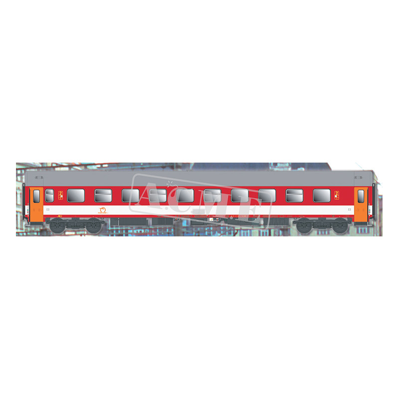 A.C.M.E. 52976 4-axle 2nd class passenger car Bpeer ZSSK for the "Slovenská strela" set, 5th edition, H0
