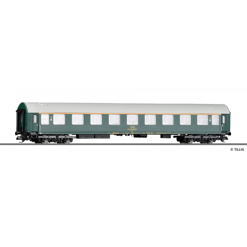 TILLIG  4-axle passenger car type "Y" 1st class (A) ČSD, 4th series  TT