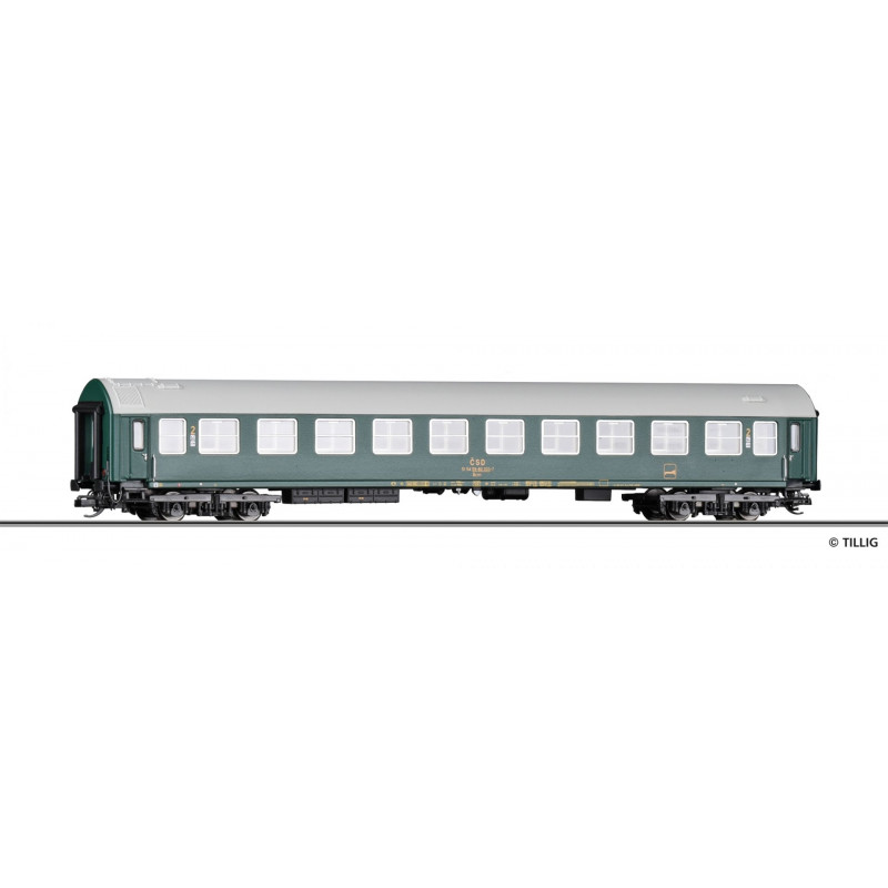 TILLIG   4-axle passenger car type "Y" 1st and 2nd class (Bcm) ČSD, 4th series TT