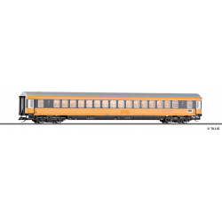 TILLIG 4-axle passenger car Bmpvz 2nd class of the company "RegioJet", 6th edition.   TT