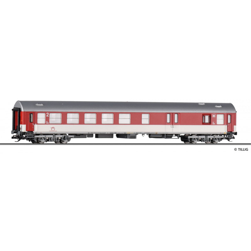 TILLIG  4-axle BDs ZSSK 2nd class passenger car type Y/B with luggage compartment, 6th edition.  TT