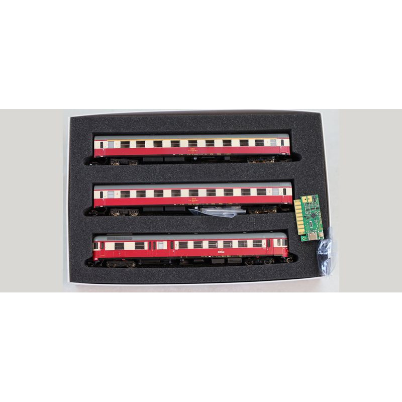 TT - "VINDOBONA" set No. 2  M296.1 (analog) + Aam (DCC) + Bam (DCC) ČSD, IV.ep., MTB