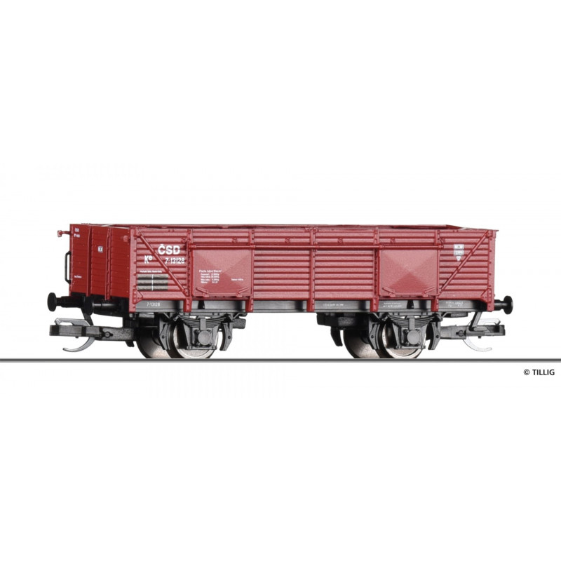 TILLIG 17637 2-axle open wagon for ČSD, 2nd series TT