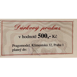 Pragomodel gift voucher...