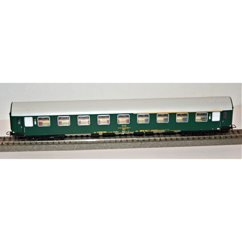 TILLIG 4-axle ABm passenger car, type Y, ČSD 1st and 2nd class, 4th series. H0