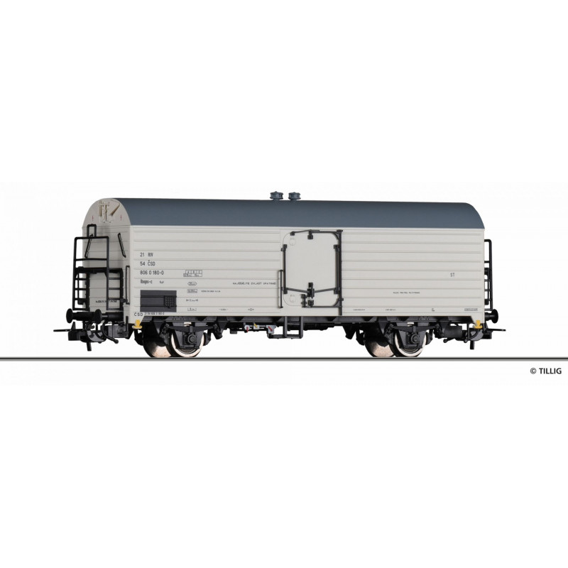 TILLIG Ibops ČSD refrigerated wagon, 4th series. H0