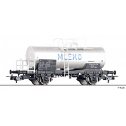 TILLIG 2-axle boiler car Uh/Rh ČSD "Milk," 4th edition, H0