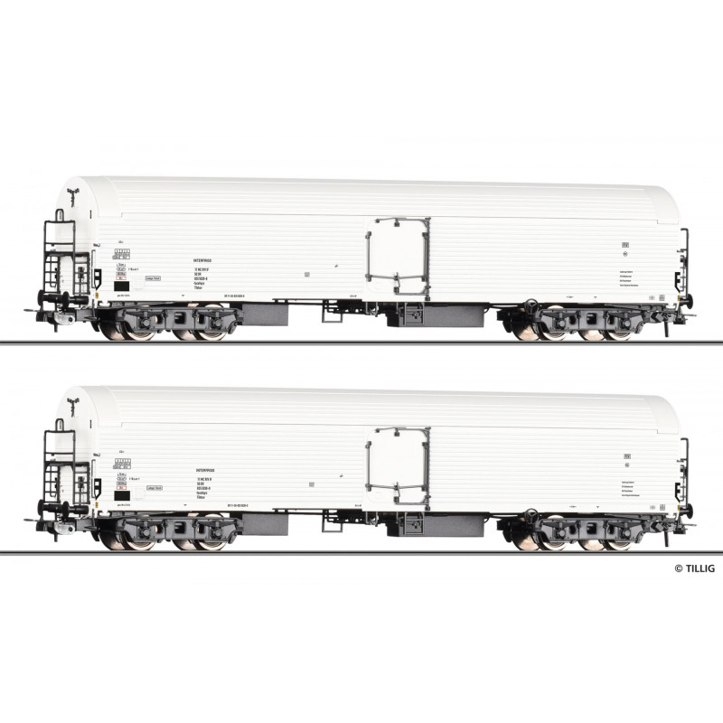 TILLIG set of 2 pcs 4 refrigerated cars lacehqrs DR, 4th edition   H0