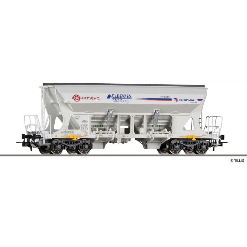 TILLIG  4-axle dump truck Faccns of Ermewa / EUROVIA, 6th edition   H0