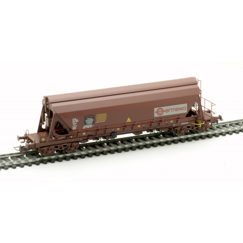 ALBERT MODELL 4-axle hopper car Tanpps ERMEWA, ep.VI, brown, car no.: 0559 064-7 H0